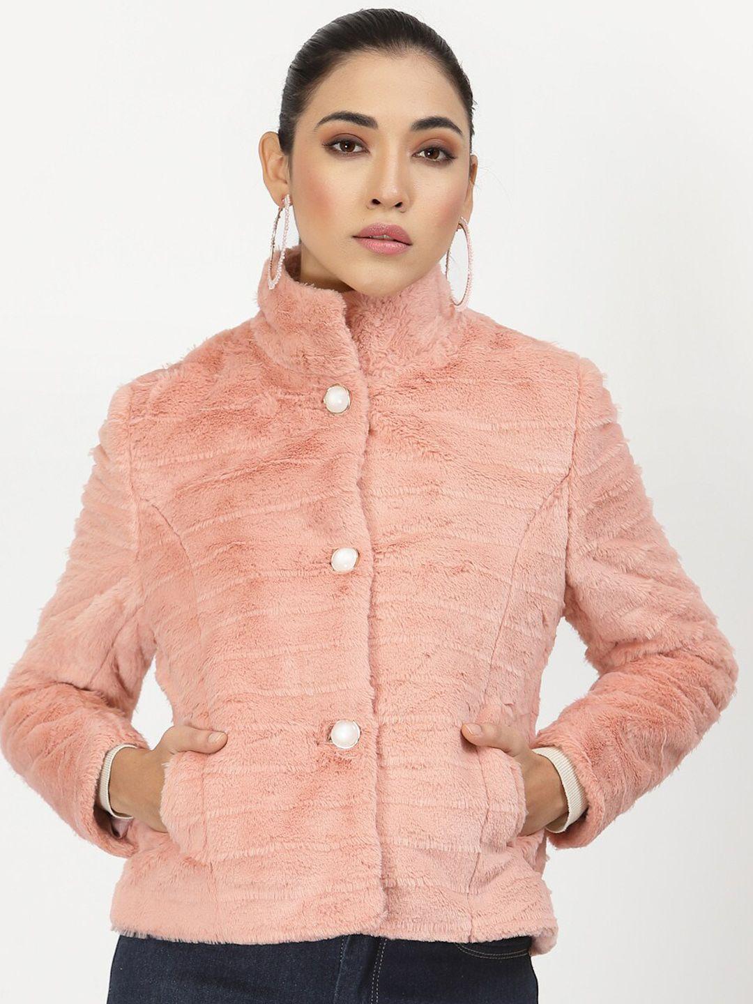 juelle women peach-coloured tailored jacket