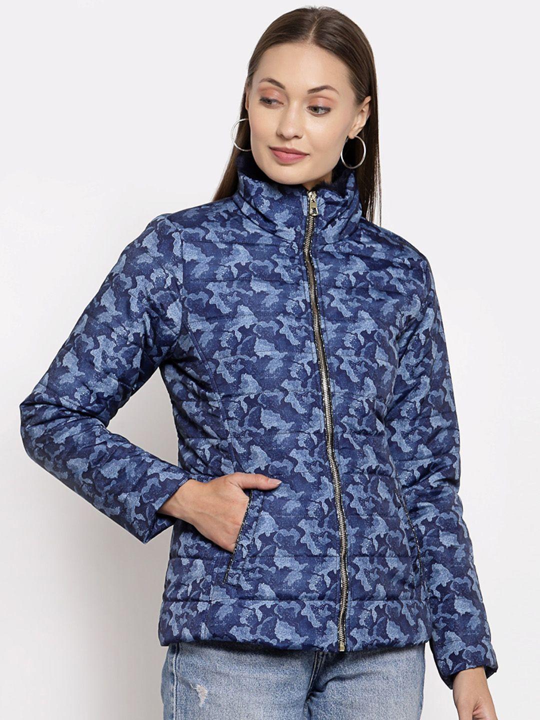 juelle women printed quilted jacket