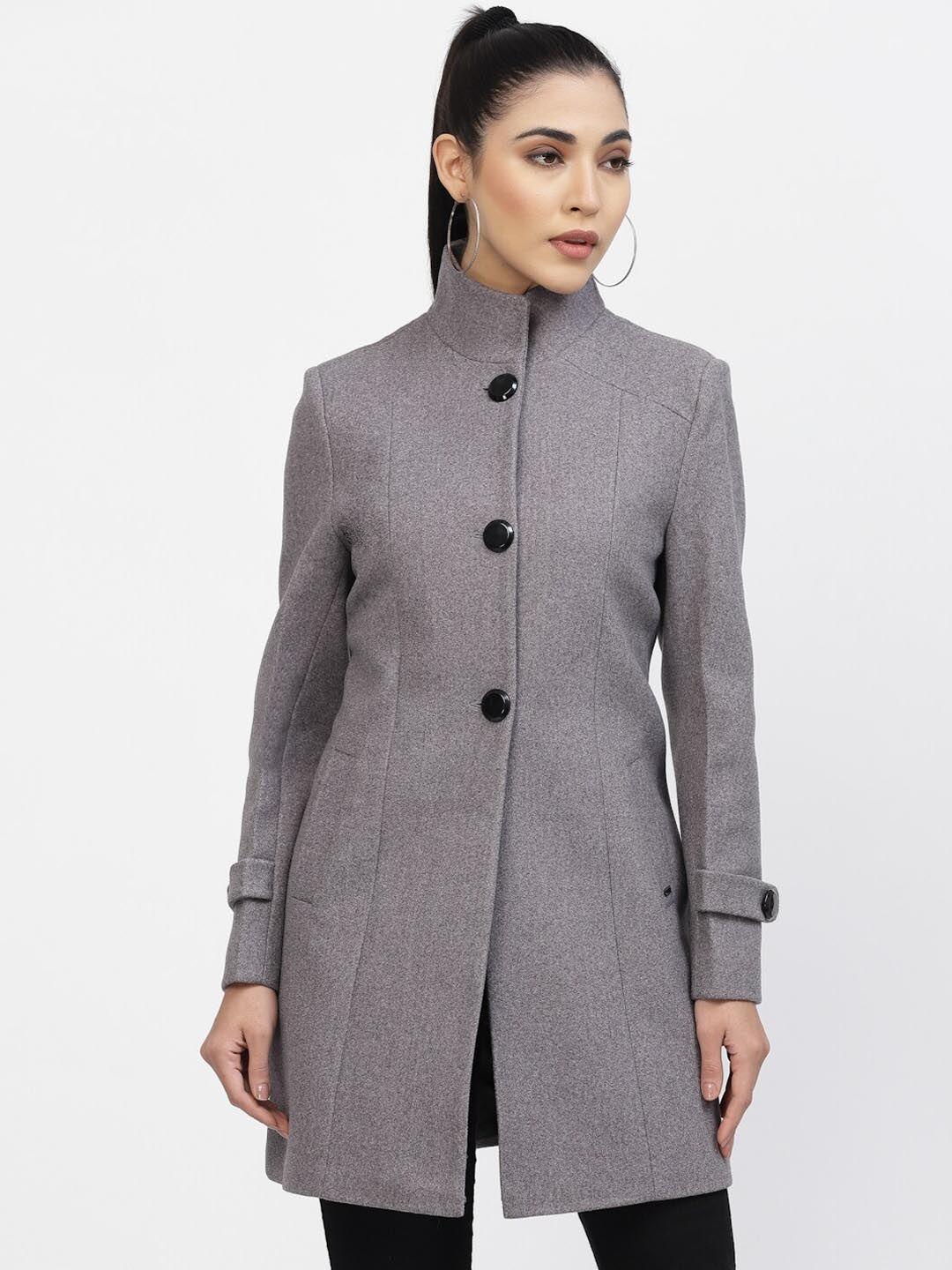 juelle women single-breasted overcoat