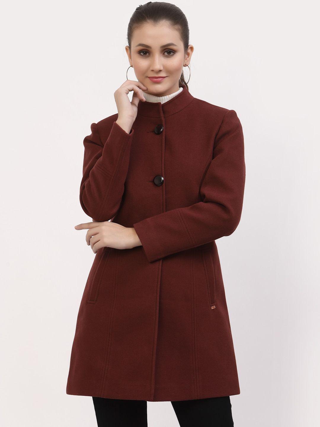 juelle women solid winter overcoat