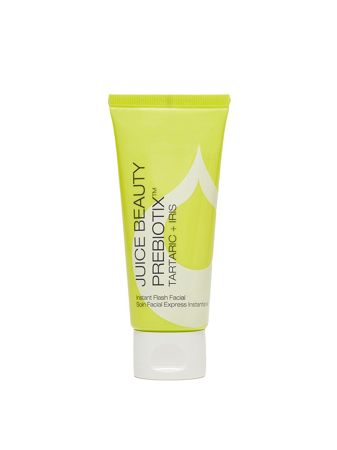 juice beauty prebiotix tartaric + iris instant flash facial mask & cleanser - 60 ml