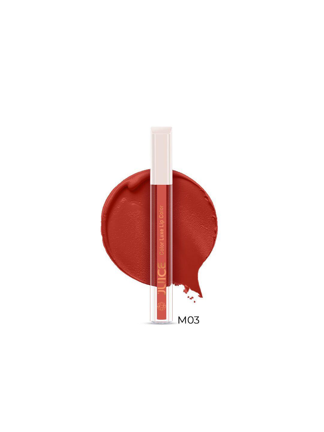 juice color luxe long lasting spf 15 liquid lipstick 2.5ml - kissable pink m03