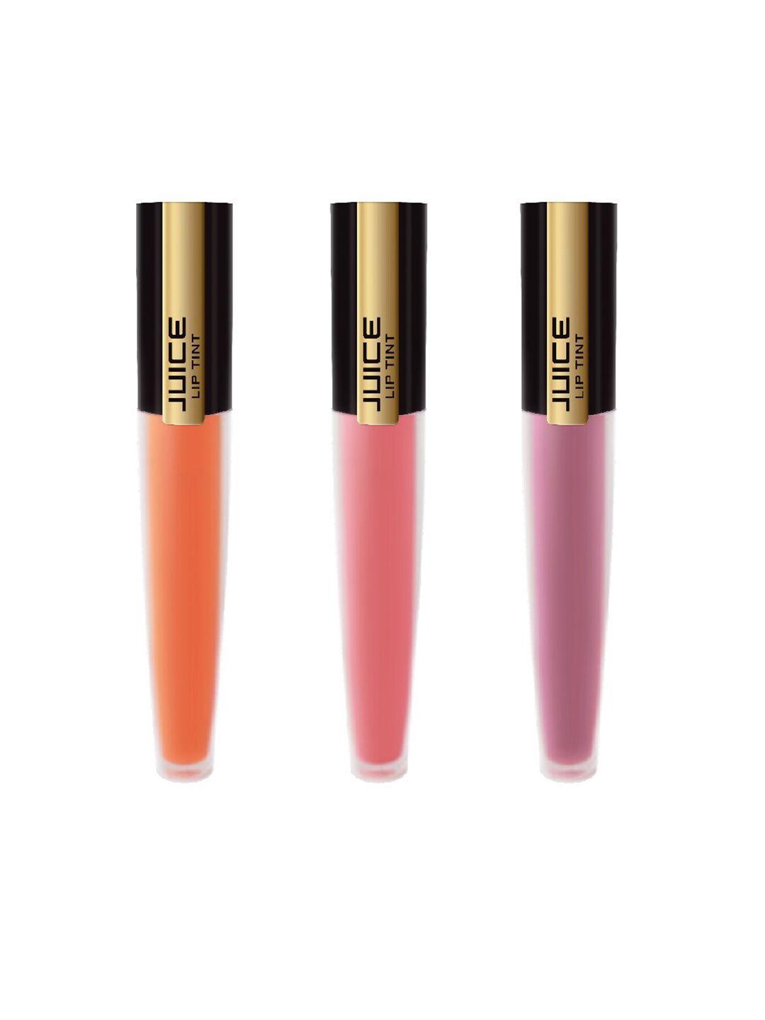 juice 3 pc matte lip tint - sheer nectar nude m-93 & wine berry nude m-94 & plumburn m-95