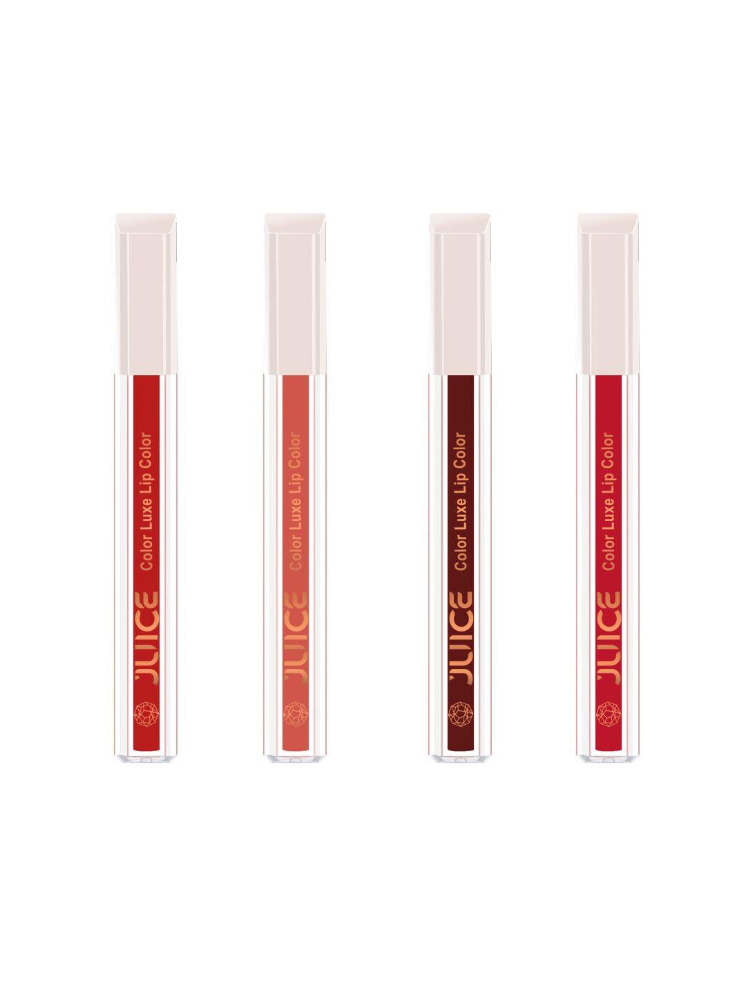 juice color luxe set of 4 spf 15 matte lipstick - 2.5ml each-m03-m06-m09-m10