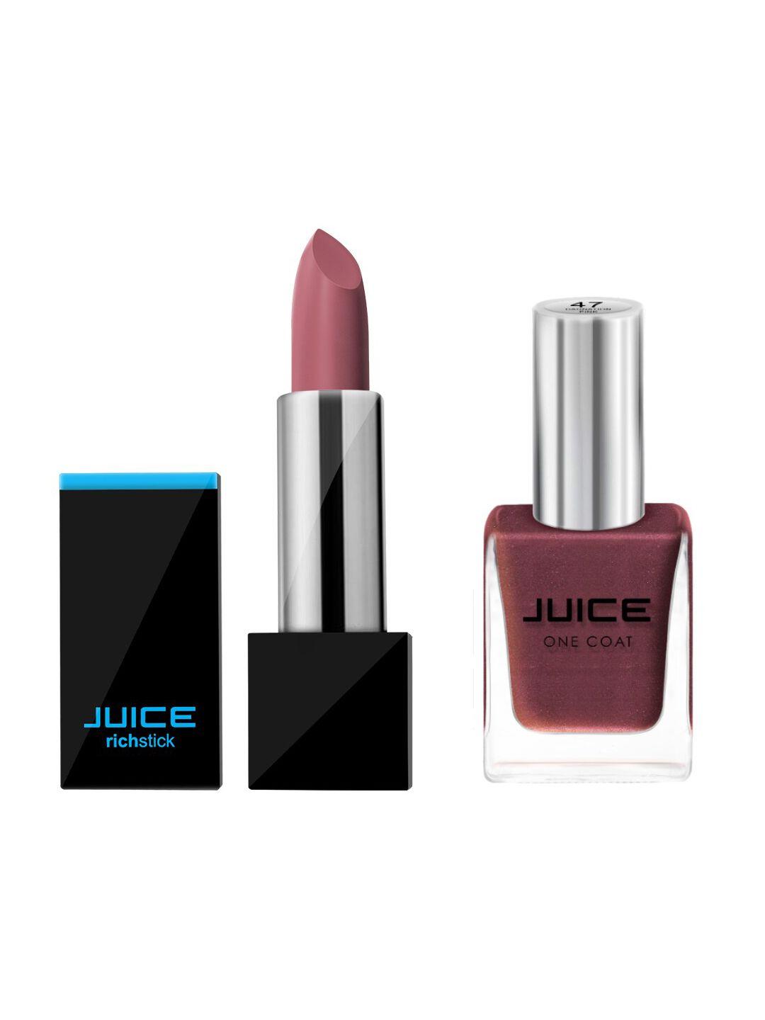 juice set of 2 japanese maple lipstick with nail polish