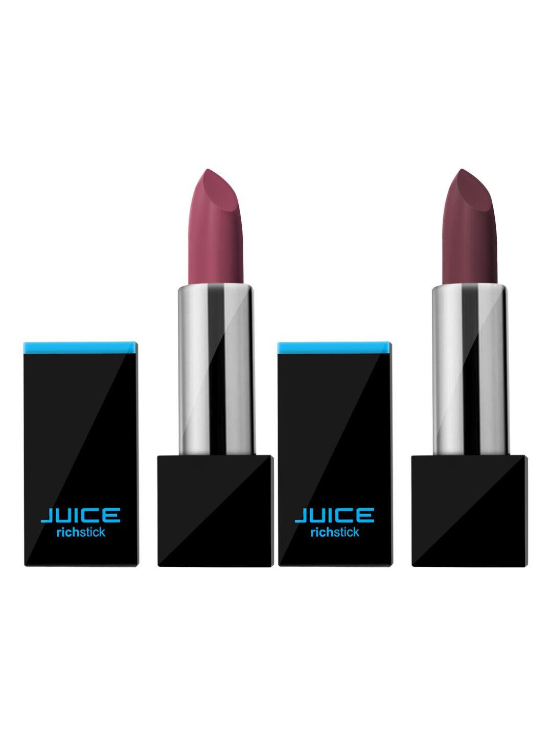 juice set of 2 richstick lipsticks- coffeemousse m-70 & berrynude m-92