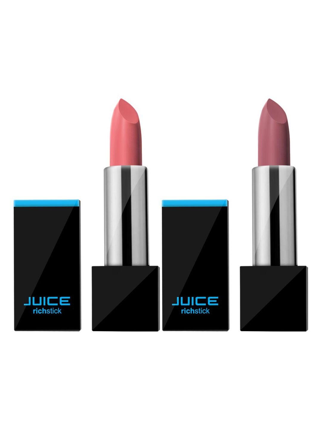 juice set of 2 richstick lipsticks- honeylove m-93 & cream-d-nude m-94