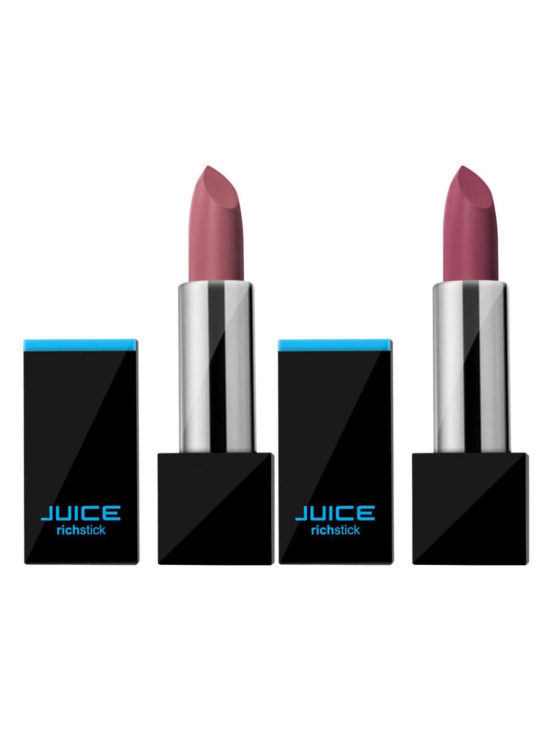 juice set of 2 richstick lipsticks- japanese maple m-91 & berry nude m-92