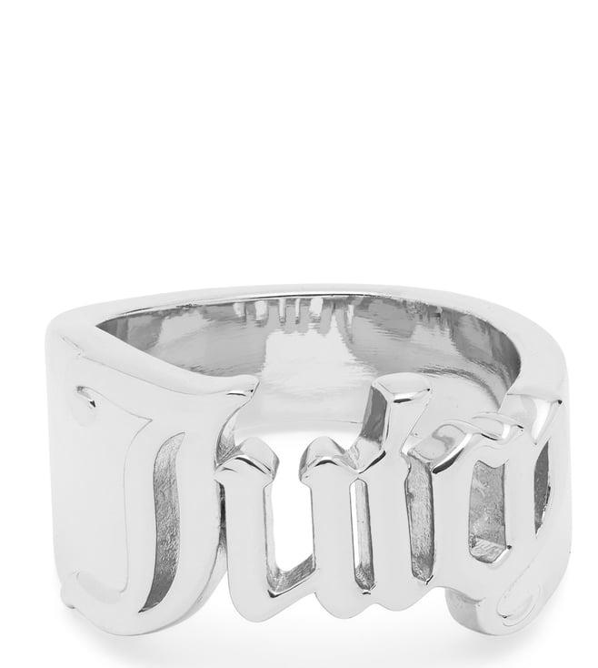 juicy couture silver alicie ring