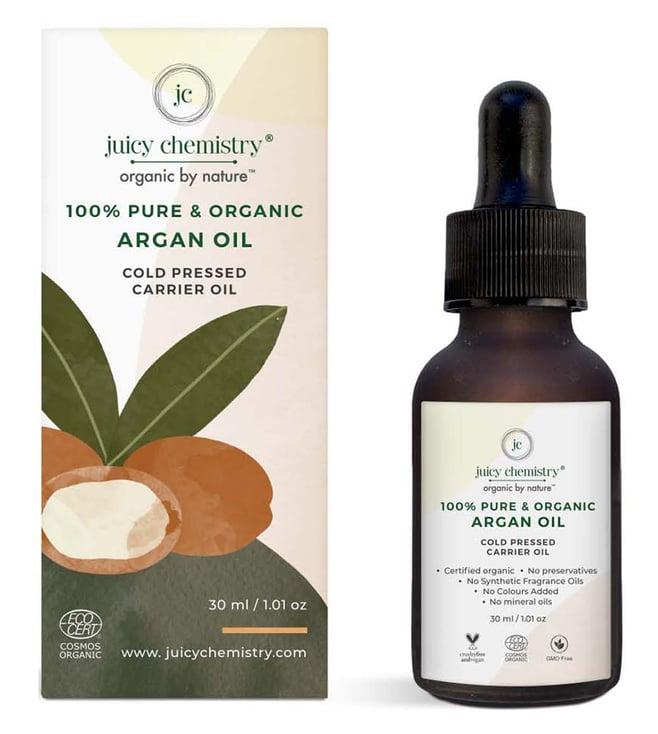 juicy chemistry argan cold pressed carrier oil - 30 ml