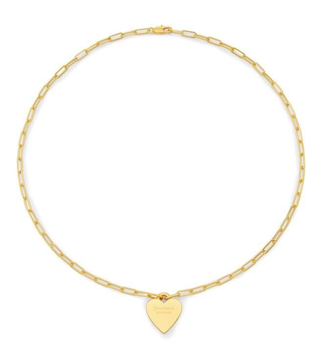 juicy couture gold ashley mini necklace