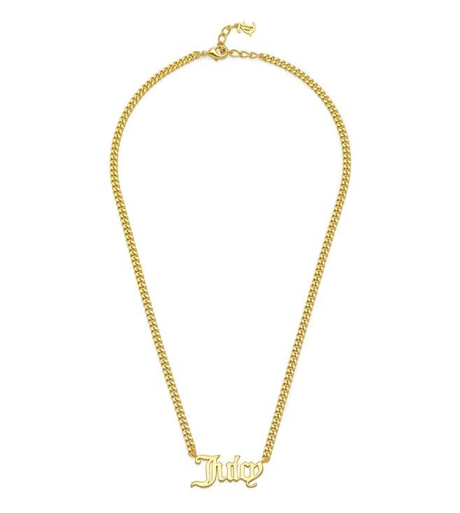 juicy couture gold hannah necklace