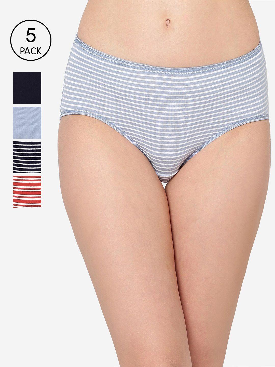 juliet women pack of 5 printed hipster briefs 060001600015989