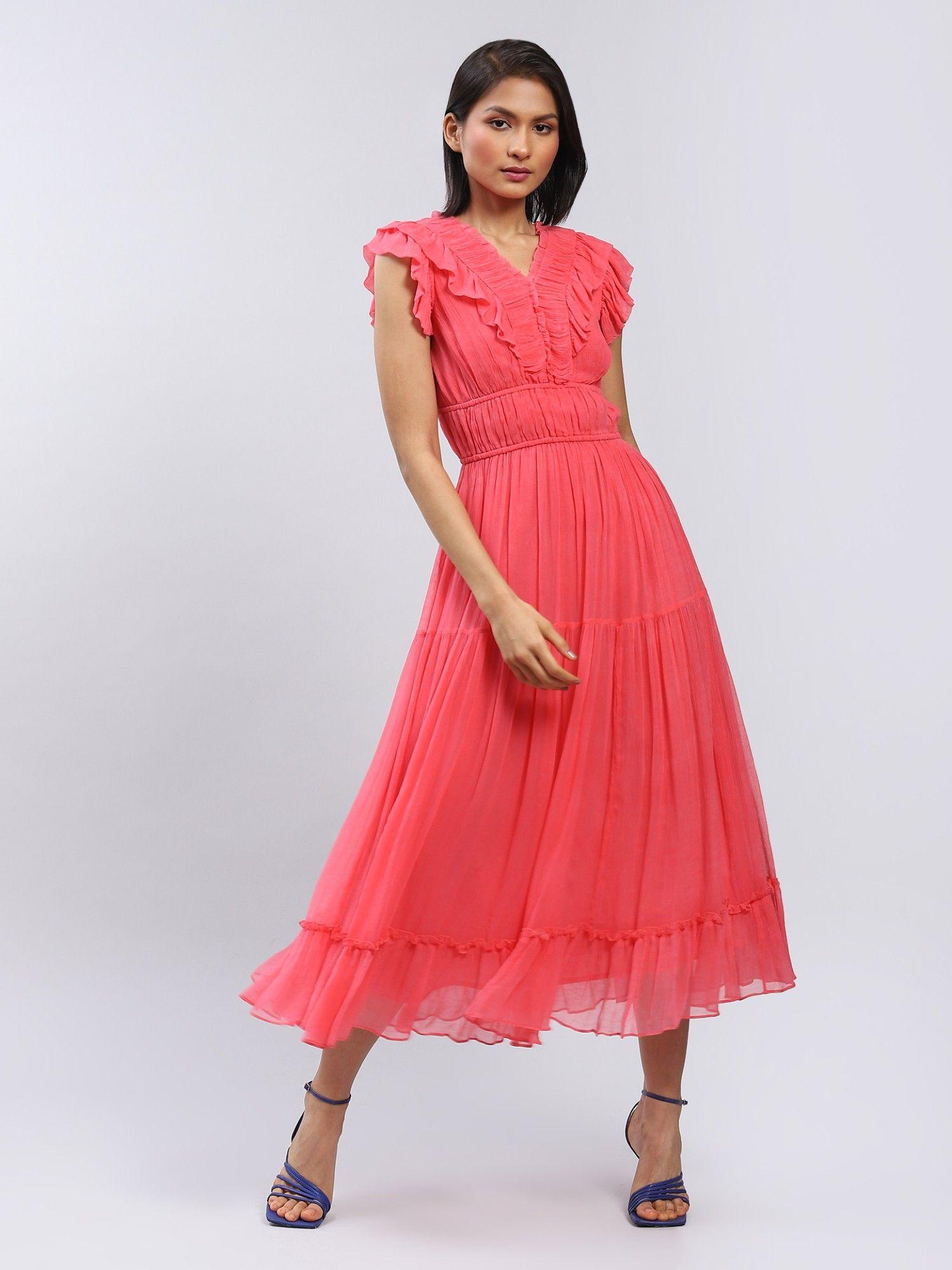 juliette pink maxi dress