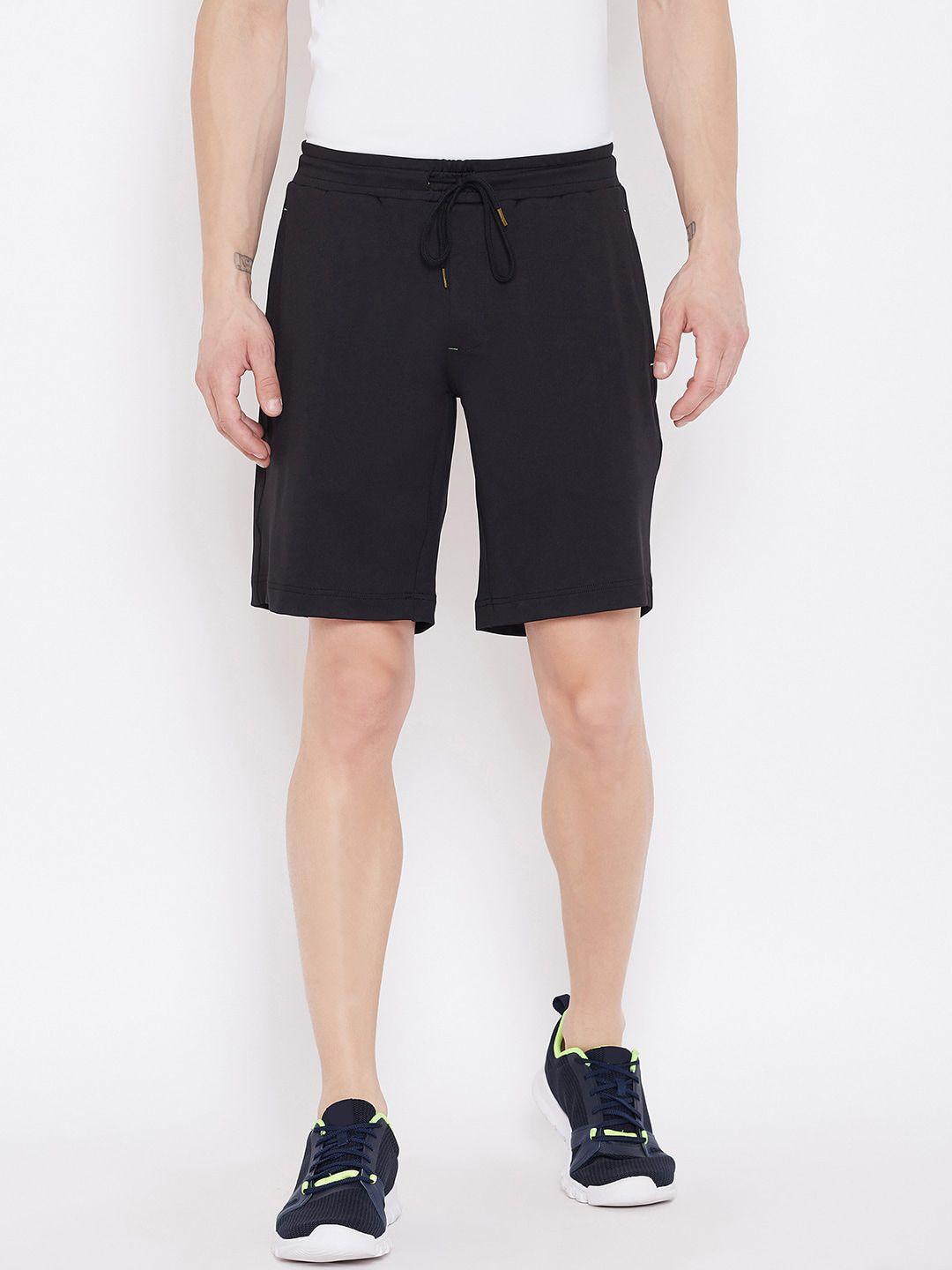 jump-usa-men-black-mid-rise-sports-shorts