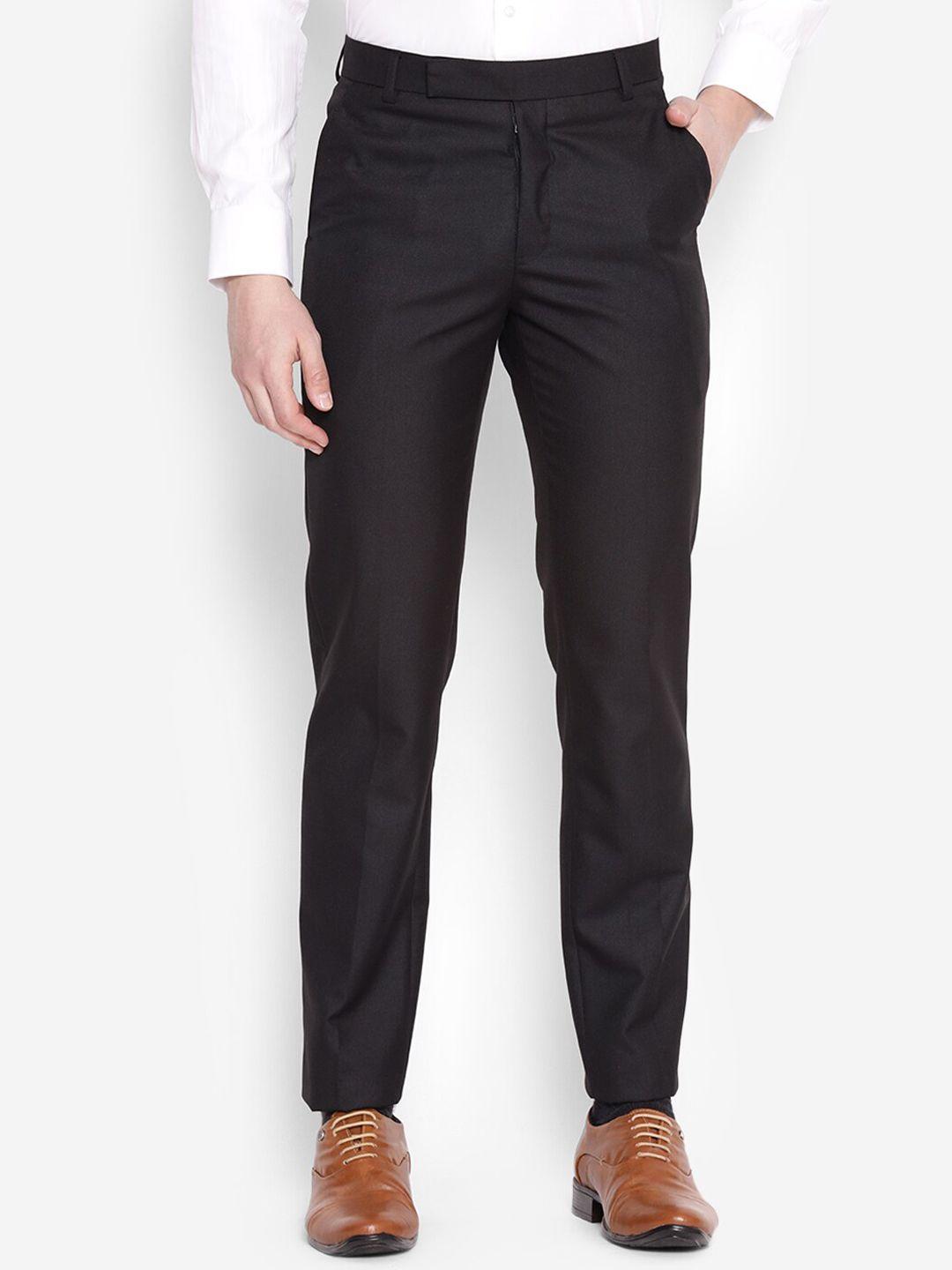 jump usa men black relaxed trousers