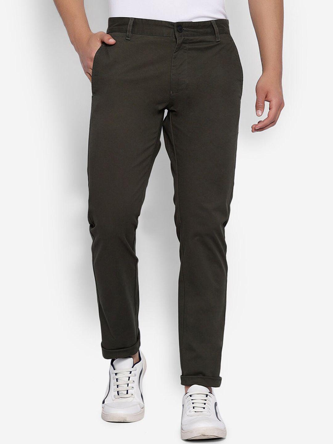 jump usa men mid-rise relaxed chinos trousers