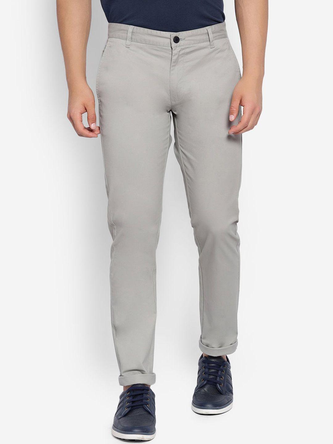 jump usa men mid-rise relaxed chinos trousers