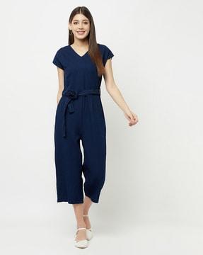 jumpsuit with tie-up