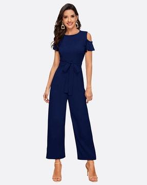 jumpsuit with cold shoulders