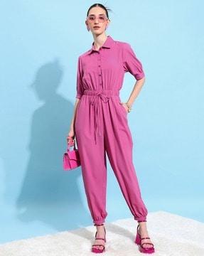 jumpsuit with elasticated waist