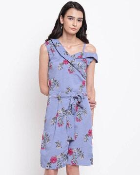 jumpsuit with floral print