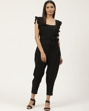 jumpsuit with ruffles
