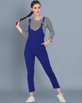 jumpsuit with striped top
