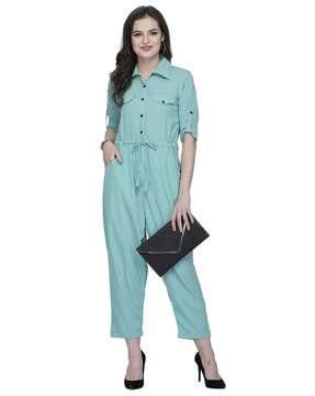 jumpsuit with tie-up