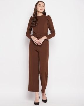 jumpsuit with waist belt