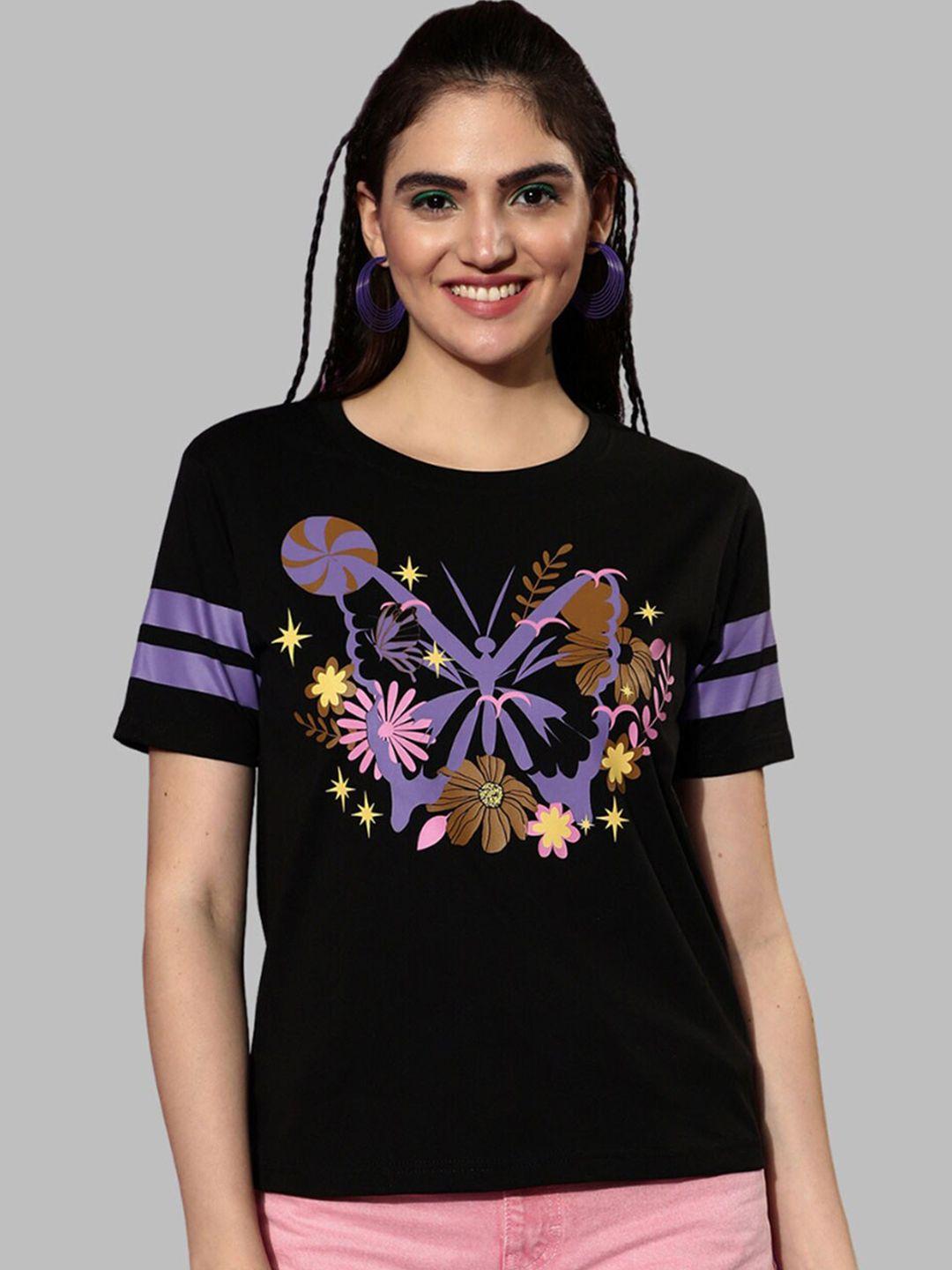 juneberry graphic printed cotton t-shirt