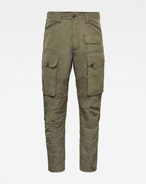 jungle panelled tapered fit cargo pants