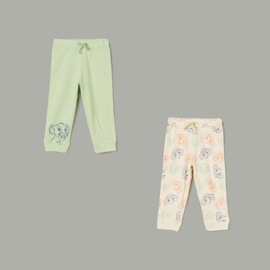 junior baby boys simba printed assorted pyjamas - pack of 2
