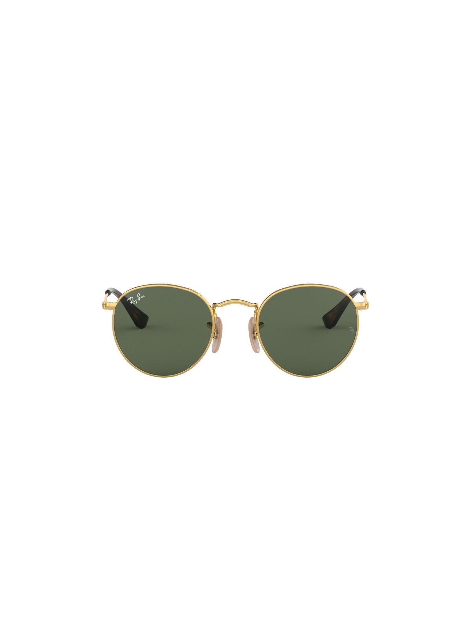 junior sole sunglasses 0rj9547s223-7144- round- gold frame- green lens (44)