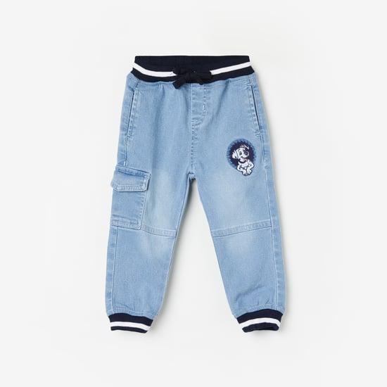 juniors boys washed jogger jeans