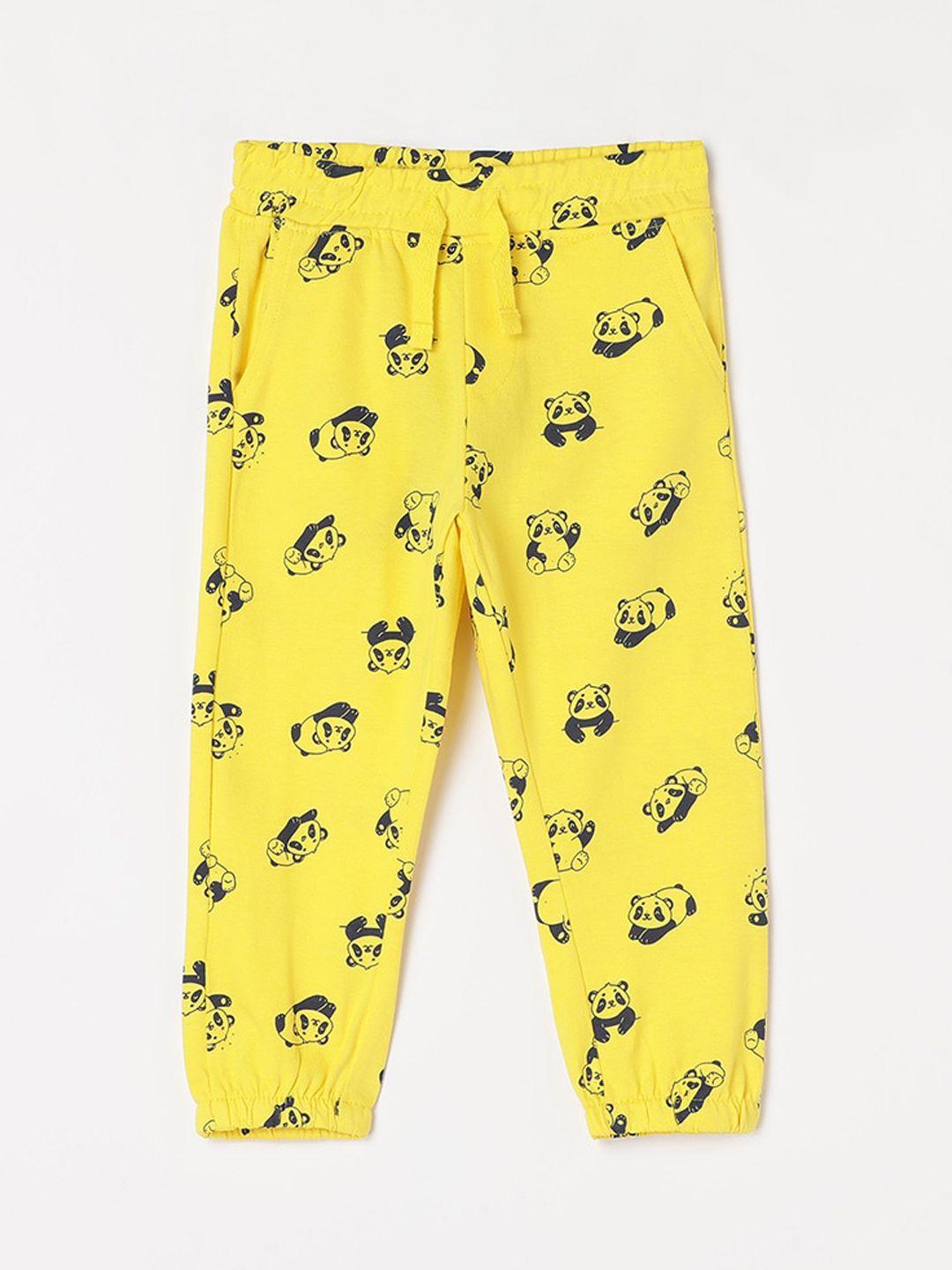 juniors by lifestyle boys graphic printed cotton track pants