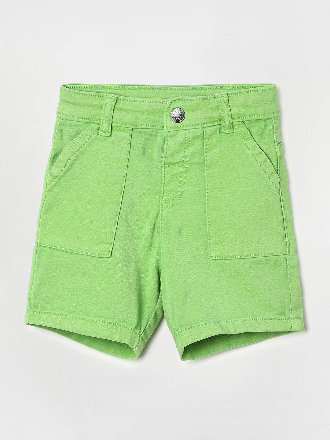 juniors by lifestyle boys regular-fit cotton shorts