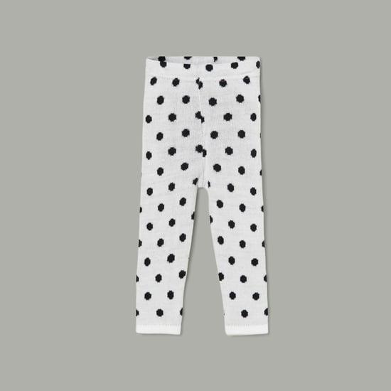 juniors girls polka dot print leggings