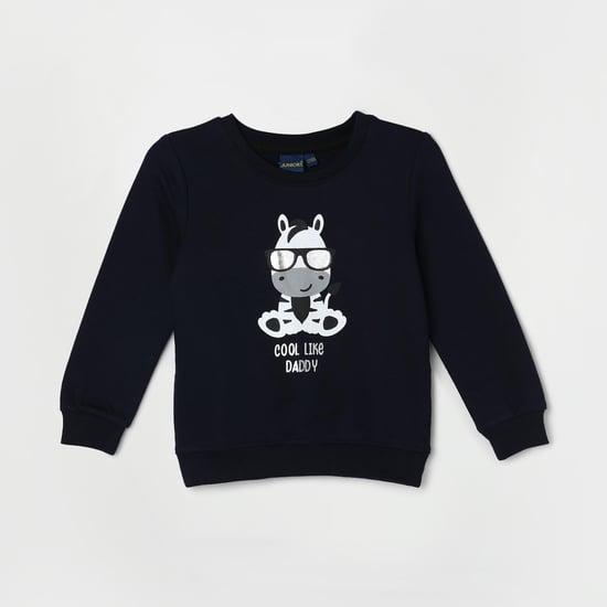 juniors boys graphic print sweatshirt