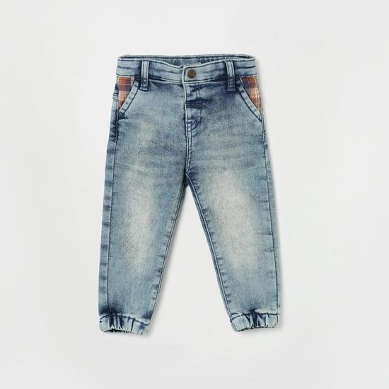 juniors boys regular fit faded jeans