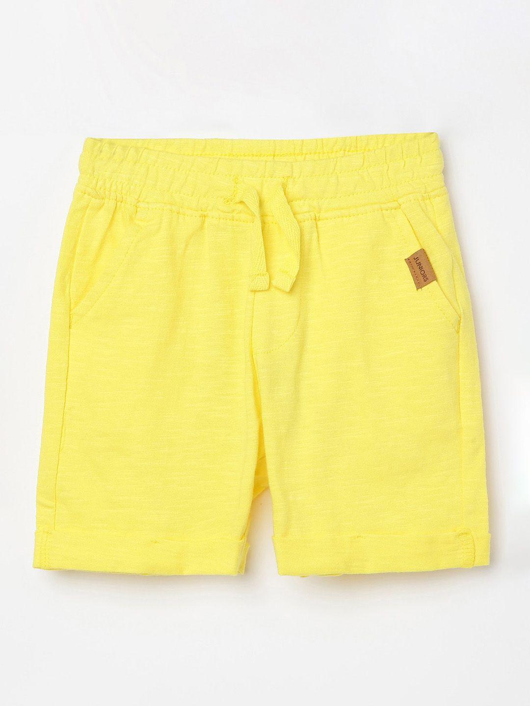 juniors boys yellow shorts