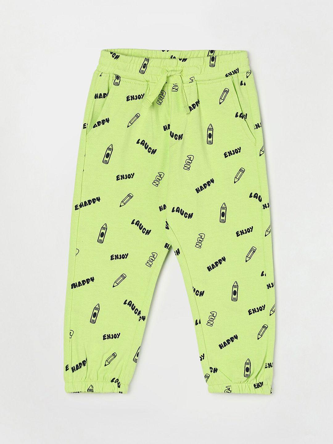 juniors by lifestyle  boys printed cotton regular fit joggers