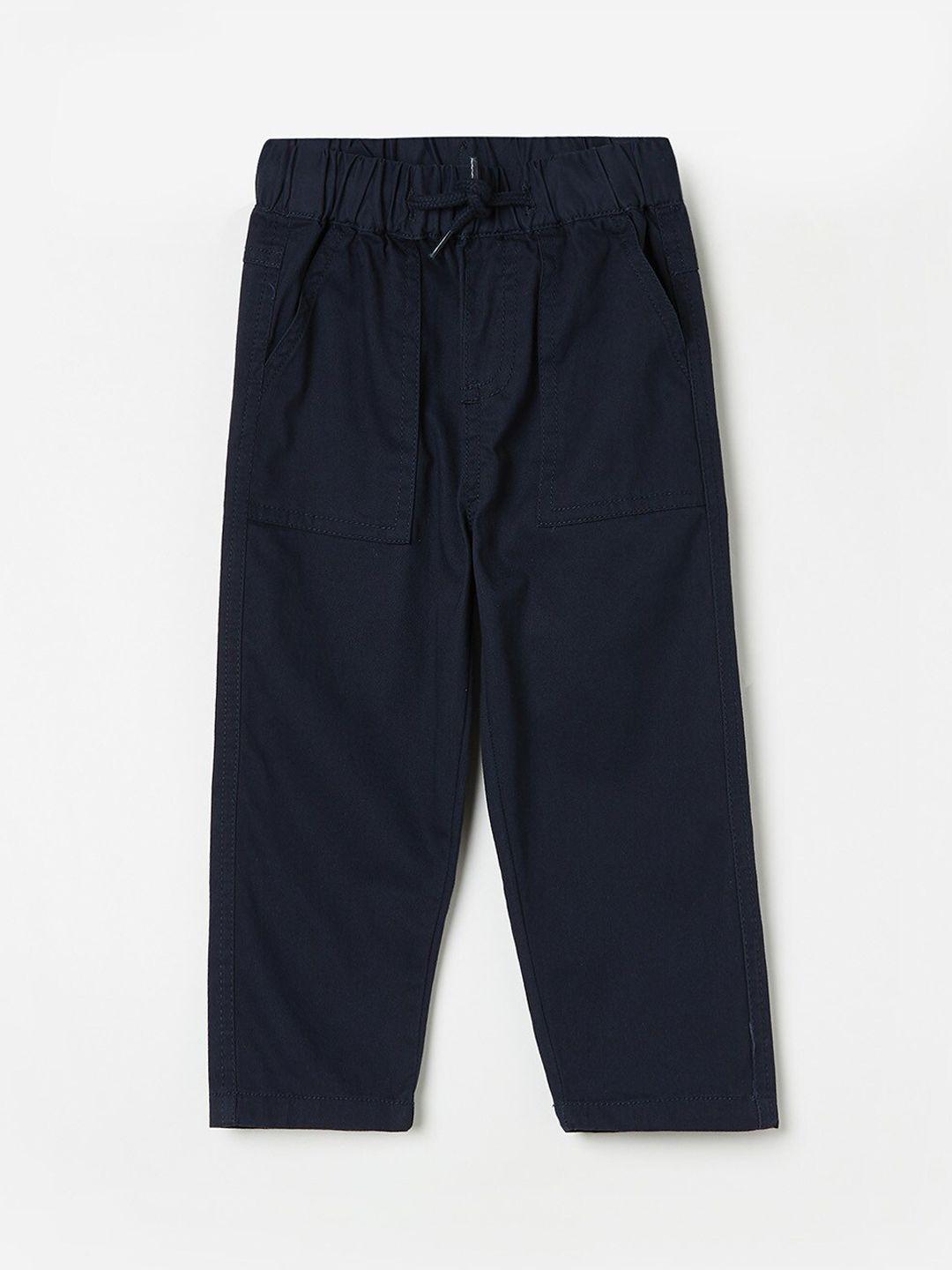 juniors by lifestyle boys navy blue trousers