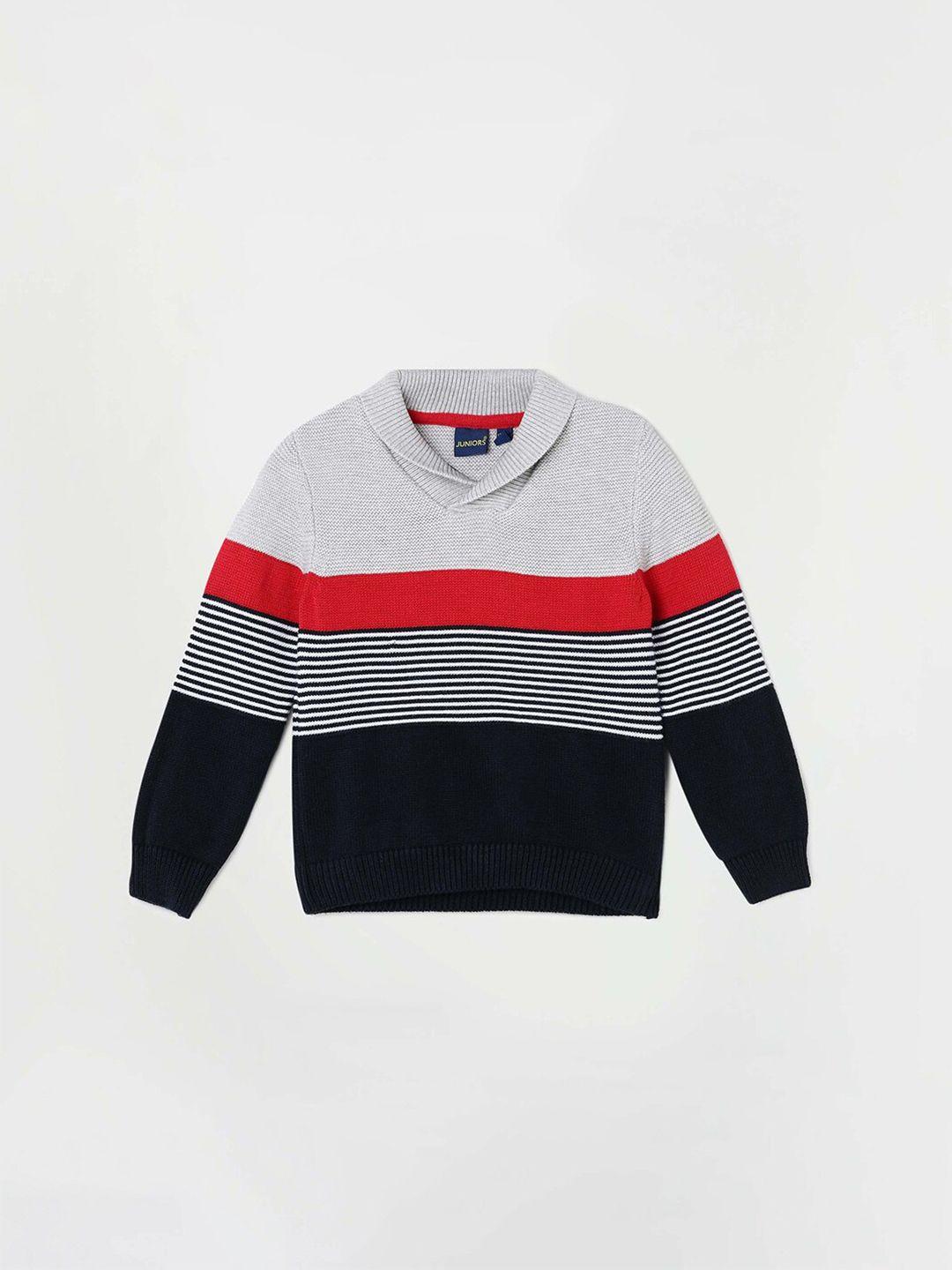 juniors by lifestyle boys striped acrylic pullover