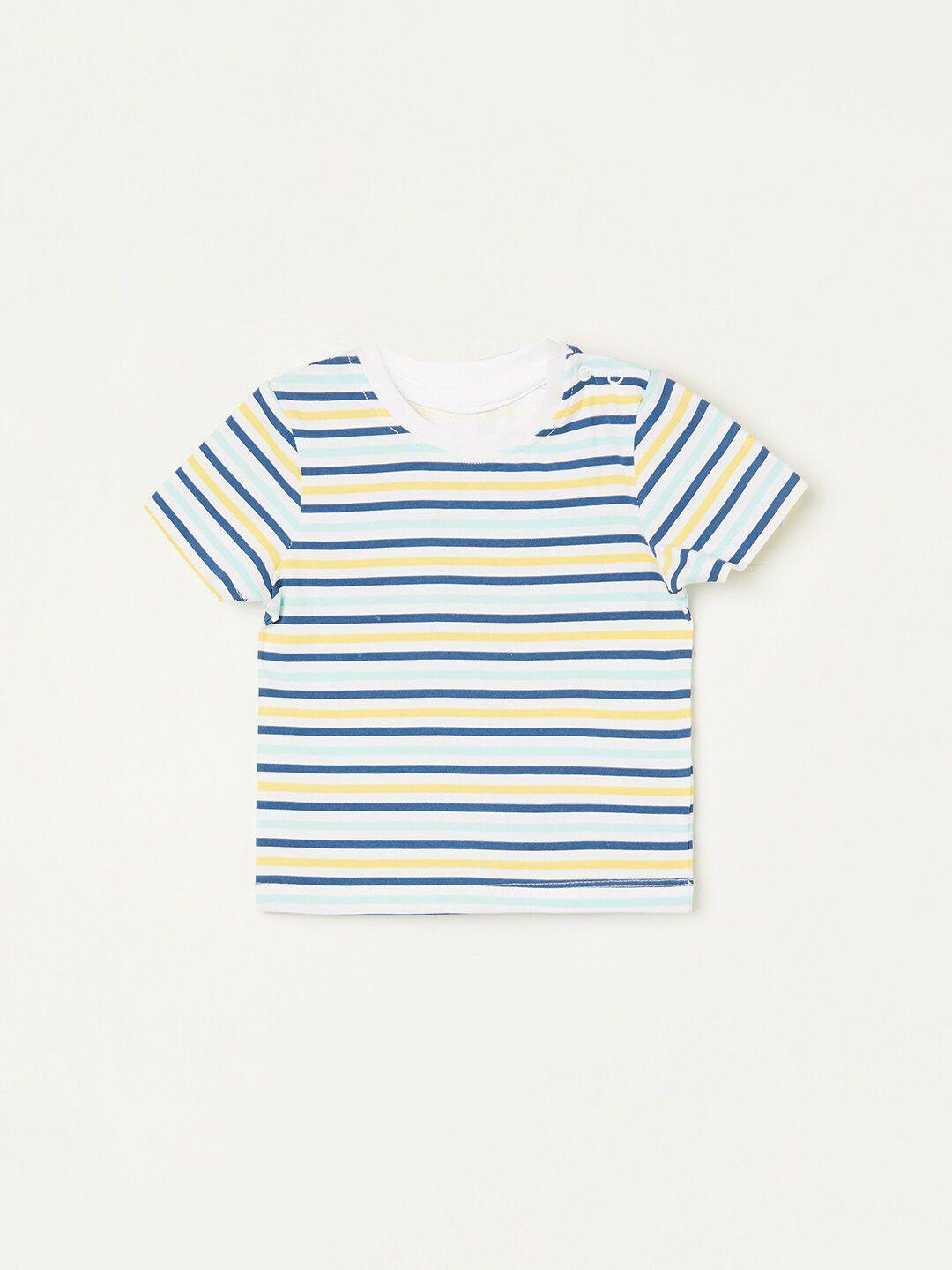 juniors by lifestyle boys striped cotton t-shirt