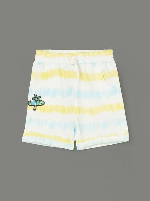 juniors by lifestyle kids multicolor cotton printed shorts
