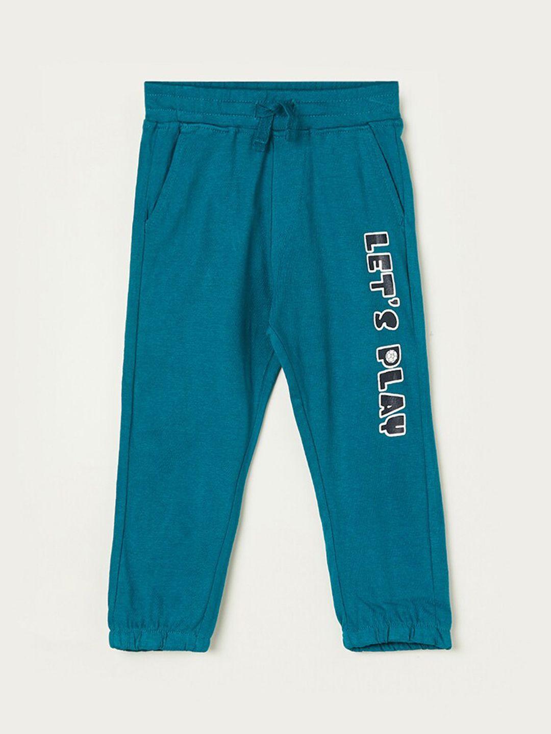 juniors by lifestyle typography printed cotton track pant