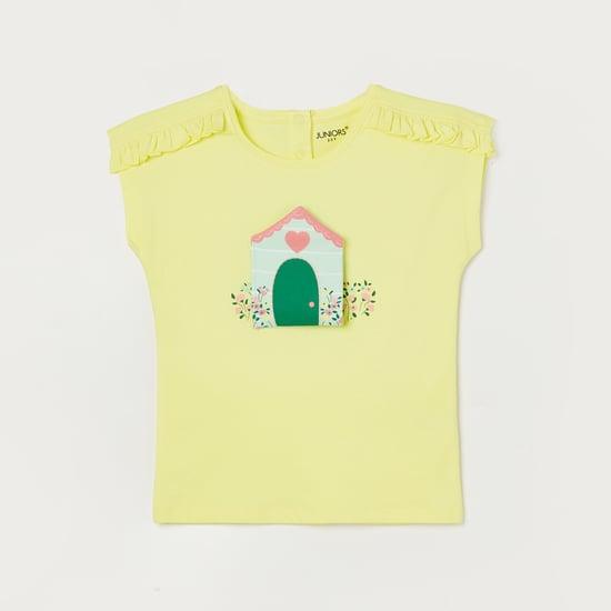 juniors girls applique top