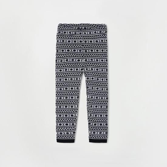 juniors girls printed elasticated pyjama pants