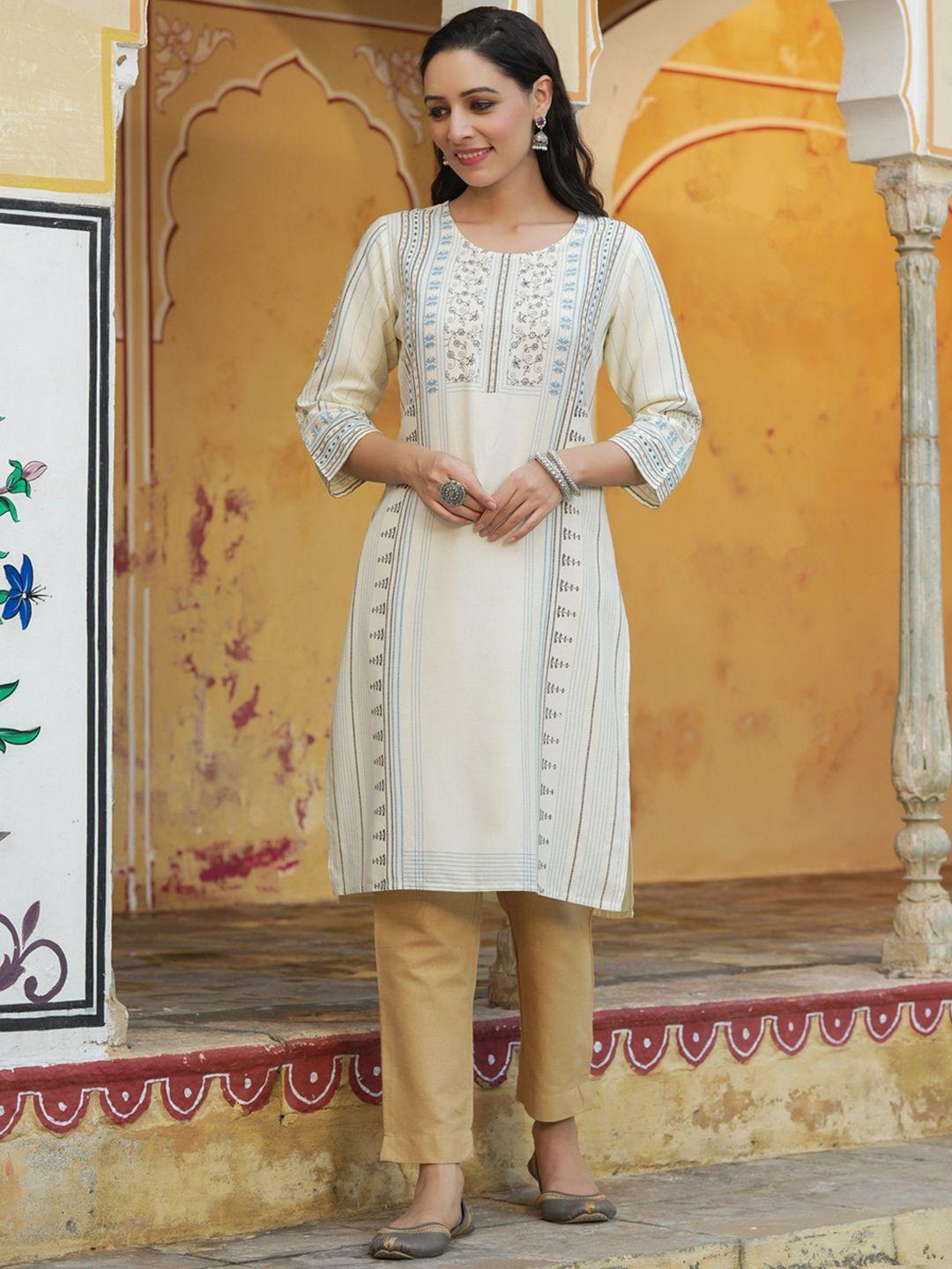 juniper ethnic motifs printed kurta